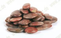 12-1141 Kieselsteine - Flach - lose im Sack - Braun - Poliert