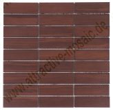 12-1080 Bambus-Mosaik 3,1*9,8*0,4 cm - Mahagoni