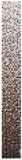 12-1666 Glas-Mosaik - 2,5*2,5*0,4 cm - Farbverlauf 245*30,5 cm - Mix-Braun