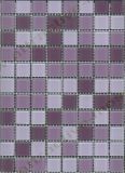 11-0292 Crystal-Mosaik 2,5*2,5*0,8 cm Mix - lila