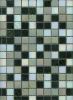 11-0174 Glasmosaik Perlmutoptik - 2,0*2,0*0,4 cm - Wei� / Grau / Schwarz