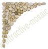 12-1124 Ecken-Set f�r Rosonen mit 100cm Durchm. - Wei� - Popliert