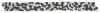 12-1185 Bord�re 10 x 100 cm aus Kieselsteinen flach - ges�gt - Wei�/Schwarz - Matt