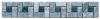 13-0384 Bord�re Antikmarmor - 4,7 x 30 cm - Mugwort Green / China Black