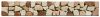 13-0413 Bord�re Antikmarmor Bruch - 4,5 x 30 cm - Botticino / Rosso Verona / Rosa Perlino