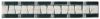 13-0389 Bord�re Antikmarmor - 5 x 30 cm - Nero Marquinia / Bianco Carrara