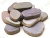 12-1176 Kieselsteine - Flach - ges�gt - lose im Sack - Natur-dunkel - Matt