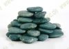 12-1202 Kieselsteine - Flach - lose im Sack - Schwarz - Matt