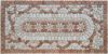 13-0240 Endlos-Rosone "RS" Marmor antik getrommelt - 33*66*0,8cm - Rosso Verona / Rosa Perlino / China Beige