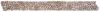 12-1110 Bord�re 10 x 100 cm aus Kieselsteinen flach - ges�gt - Beige - Matt