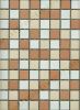 11-0036 Keramik - Mosaik 2,5*2,5*0,4 cm - matt - Mix wei�-beige-terracotta