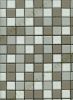 11-0039 Keramik - Mosaik 2,5*2,5*0,4 cm - gl�nzend - Mix grau-wei�