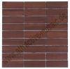 12-1080 Bambus-Mosaik 3,1*9,8*0,4 cm - Mahagoni