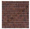 12-1081 Bambus-Mosaik 2,3*2,3*0,4 cm - Mahagoni
