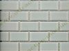11-0100 Crystal-Mosaik 2,5*5,0*0,4 cm Brick - Uni - wei�