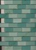 11-0103 Crystal-Mosaik 2,5*5,0*0,4 cm Brick - Mix - gr�n