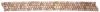 12-1100 Bord�re 10 x 100 cm aus Kieselsteinen - Beige - Matt
