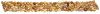 12-1102 Bord�re 10 x 100 cm aus Kieselsteinen - Beige - Poliert
