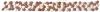 12-1154 Bord�re - Kieselstein-Nachbildung 10 x 100 cm - Mix / Wei�-Braun - Matt