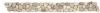 12-1938 Bord�re 10 x 100 cm aus Kieselsteinen - Flach - Mix-Wei�/Rosa/Beige - Matt