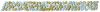12-1232 Bord�re - Kieselstein-Nachbildung 10 x 100 cm - Mix / Gr�n - Matt