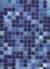 11-0183 Glasmosaik Perlmutoptik - 1,5*1,5*0,4 cm - Mix Blau