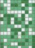 11-0140 Glasmosaik durchgef�rbt - 2,0*2,0*0,4 cm - Mix Wei� / Gr�n / Dunkelgr�n