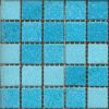 11-0145 Glasmosaik durchgef�rbt - 2,0*2,0*0,4 cm - Mix Hellblau / Blau