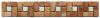 13-0385 Bord�re Antikmarmor - 4,7 x 30 cm - Rosso Verona / Botticino