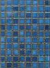 11-0041 Keramik - Mosaik 2,5*2,5*0,4 cm - gl�nzend - Kobaltblau