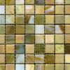 11-0185 Glasmosaik Perlmutoptik - 1,5*1,5*0,4 cm - Mix Sandfarben