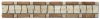 13-0390 Bord�re Antikmarmor - 5 x 30 cm - Rosso Verona / Botticino