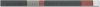 13-0300 Bord�re Materialmix Naturstein / Glas-klar / Metall -  2,0 x 34,5 cm - Schwarz