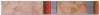 13-0294 Bord�re Materialmix Naturstein / Glas-klar / Metall -  4,0 x 30 cm - Rot