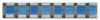 13-0269 Bord�re Materialmix Naturstein / Glas-matt / Metall -  4,7 x 30 cm - Blau