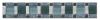 13-0272 Bord�re Materialmix Naturstein / Glas-matt / Metall -  4,7 x 30 cm - Schwarz