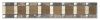 13-0273 Bord�re Materialmix Naturstein / Glas-matt / Metall -  4,7 x 30 cm - Braun