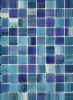11-0282 Crystal-Mosaik 2,5*2,5*0,8 cm strichblau